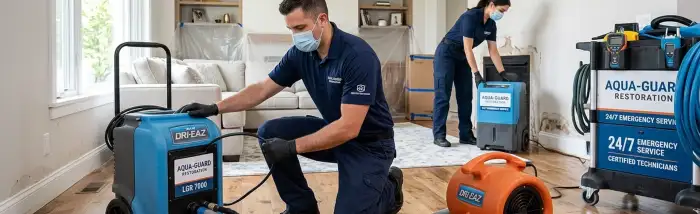 Tyler, TX water damage restoration team helping homeowners with emergency cleanup and repair